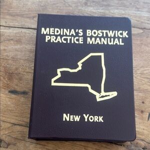 Medina’s Boswick practice manual number one a New York